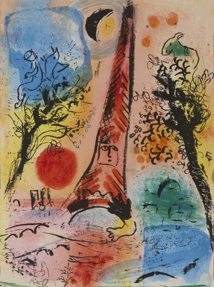 Chagall Lithograph. Bände I-IV (von VI; deutsche Ausg.).