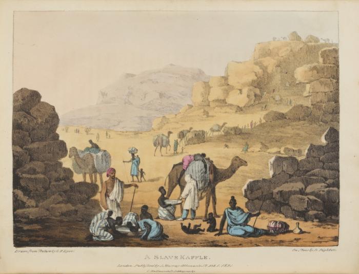 A narrative of travels in Northern Africa, in the years 1818, 19, and 20; Accompanied by geographical notices of Soudan, and of the course of the Niger. With a chart of the routes, and a variety of coloured plates, illustrative of the costumes of the several natives of Northern Africa.