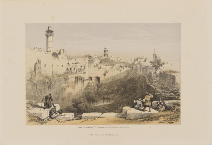 The Holy Land, Syria, Idumea, Arabia, Egypt, & Nubia. After lithographs by Louis Haghe from drawings made on the spot by David Roberts. With historical descriptions by George Croly. 6 in 3 Bdn.
