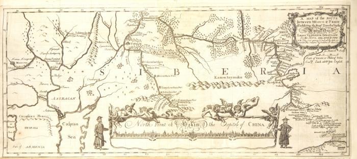 Travels from St. Petersburg in Russia, to diverse parts of Asia. 2 Bde.