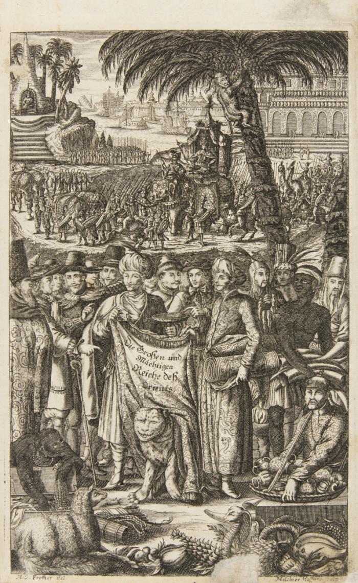 Delineatio Provinciarum pannoniae et imperii Turcici in Oriente. Eine Grundrichtige Beschreibung des ganzen Aufgangs/ sonderlich aber des Hochlöblichen Königreichs Ungarn/ und der ganzen Türckey/ [...]
Dabei: Das mächtige Kayser-Reich Sina und die Asiatische Tartarey [...]