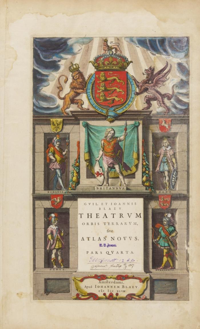 Theatrum orbis terrarum sive atlas novus; in quo tabulae et descriptiones omnium regionum. 6 Bände.