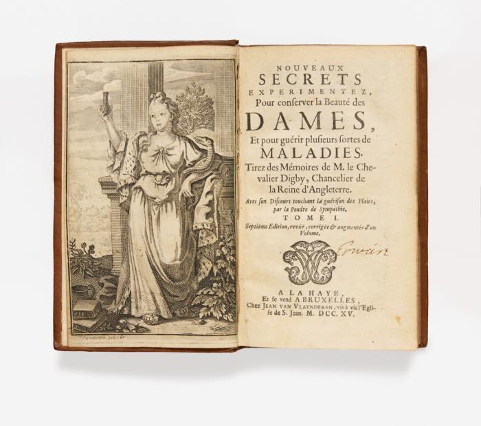 Nouveaux secrets experimentez, pour conserver la beauté des dames, et pour guérir plusieurs fortes de maladies. Septiéme edition, revúë, corrigée & augmentée d'un volume. 2 Bde. in 1.