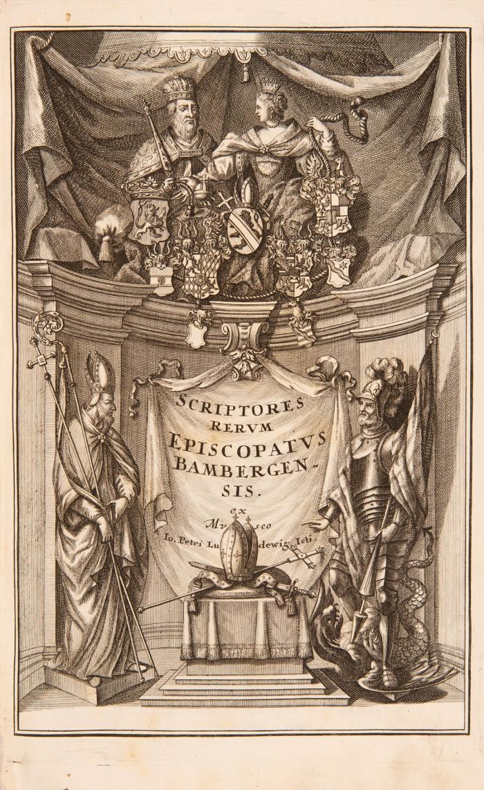 Scriptores rerum episcopatus Bambergensis ... cum praefatione et indice locuplettissimo. 2 Tle. in 1 Bd.