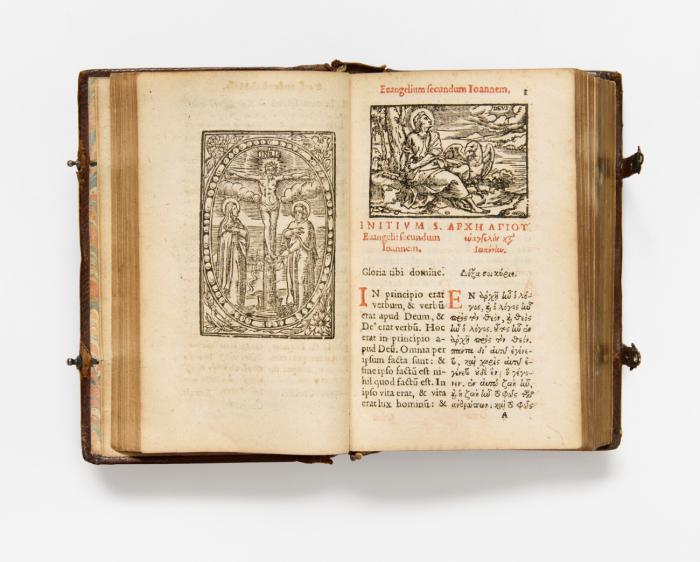 Officium Beatae Mariae Virginis. Nuper reformatum: & Pii V. Pont. Max. iussu editum. Hymni plures Graece translati & suis numeris restituti; Antiph. collecta & preces ... adiuncta , ac recognita per F[r]eder. Morellum.