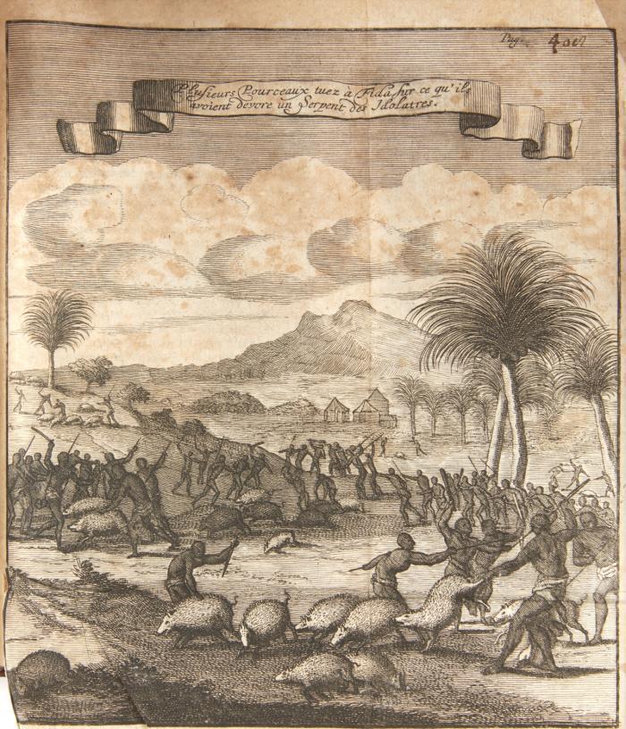 Voyage de Guinée, contenant une description nouvelle et très-exacte de cette côte où l'on trouve et où l'on trafique l'or, les dents d'Eléphant et les esclaves.