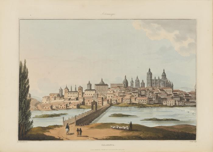 Sketches of the country, character, and costume, in Portugal and Spain, made during the campaign, and on the route of the British Army, in 1808 and 1809. / Sketches of military costume in Spain and Portugal. 2 Teile in 1 Band.