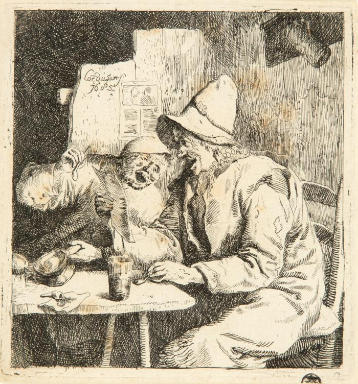 Die zwei Sänger im Wirtshaus. 1685.