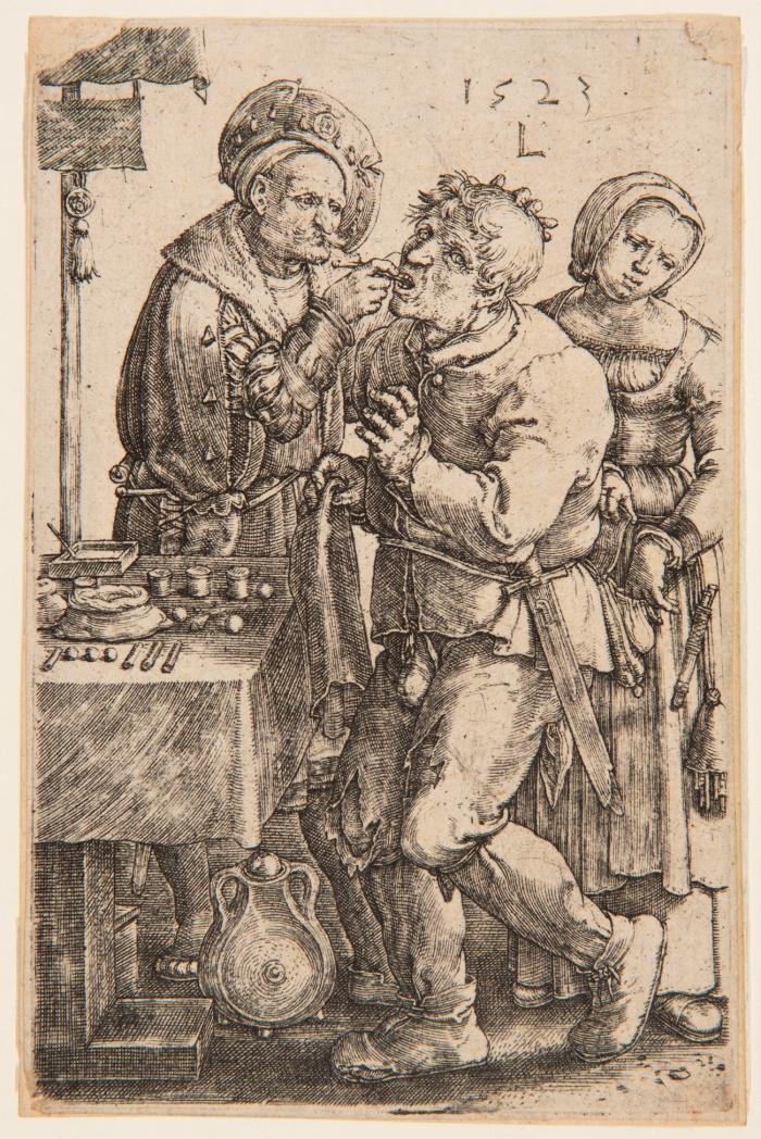 Der Zahnarzt. 1523.