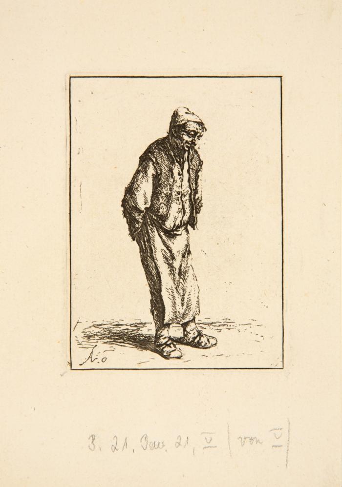 Der Bauer mit den Händen auf dem Rücken. 1640(?). / Der Bauer im Mantel. 1638(?).