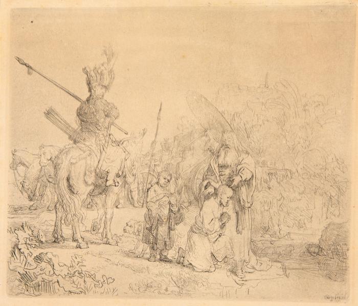 Die Taufe des Kämmerers. 1641.