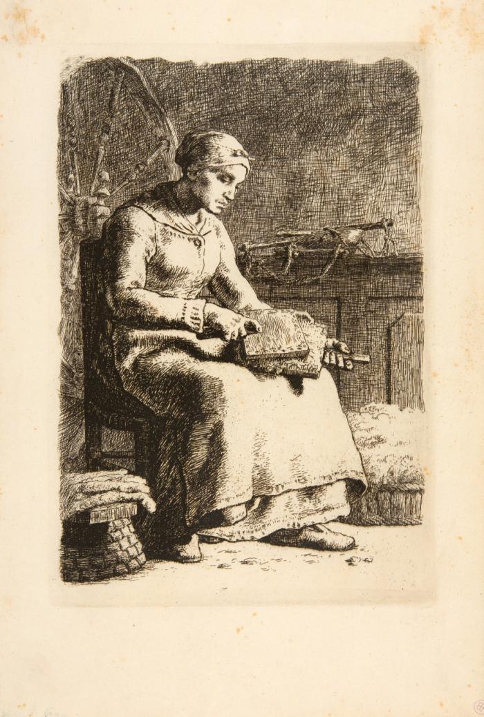 La Cardeuse.