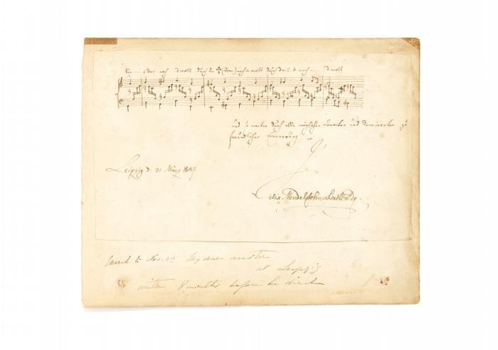 E. musikalisches Albumblatt m. U.