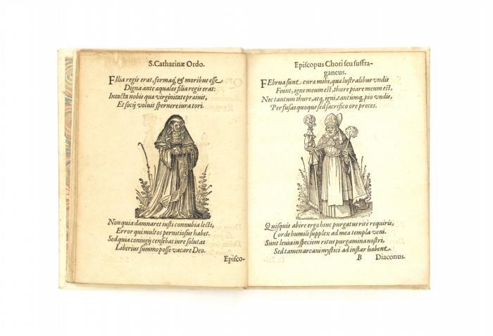 Cleri totius Romanae Ecclesiae subiecti, Seu, Pontificiorum ordinum omnium omnino utrisque sexus, habitus, artificiosissimis figuris, quibus Francisci Modii singula octosticha adiecta sunt, nunc primum a Iudoco Ammanno expressi: neque unquam antehac similiter editi.