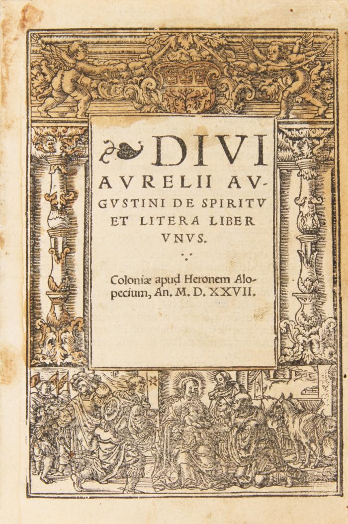 De spiritu et litera liber unus.