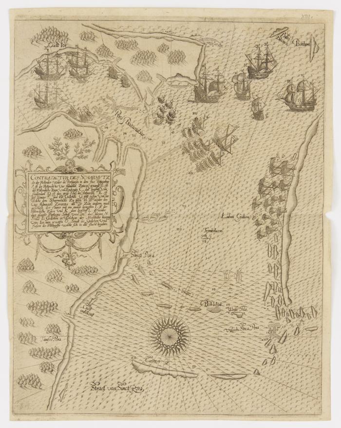 Indiae orientalis pars cctava: navigationes quinque. Text und Abbildungen in 1 Bd.