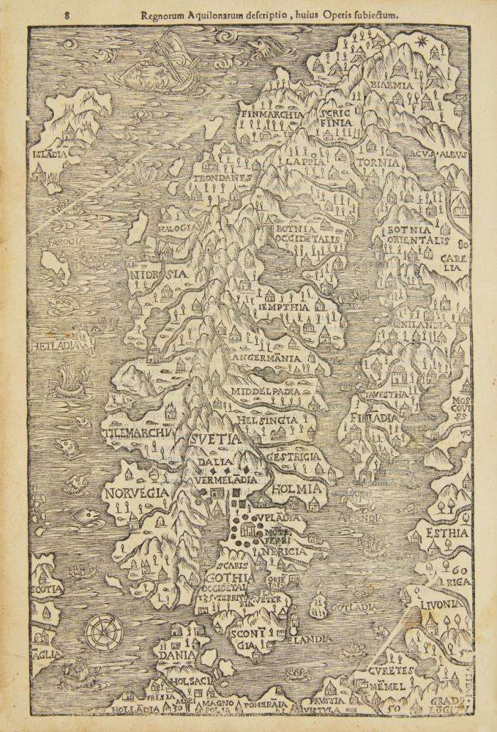 Historia de gentibus septentrionalibus, earumque diveris Statibus, Conditionibus, Moribus, Ritibus, Superstitionibus, disciplinis, exercitiis, regimine, victu, bellis, fructuris, instrumentis, ac mineris metallicis, o rebus mirabilibus, necnon uniuersis pene animalibus in Septentrione degentibus, eorum natura.