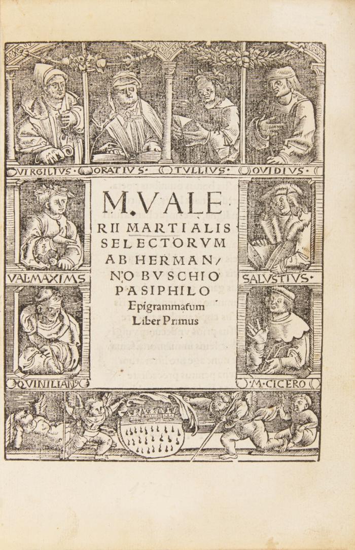 Selectorum ab Hermanno Buschio Pasiphilo. Epigrammatum liber primus.