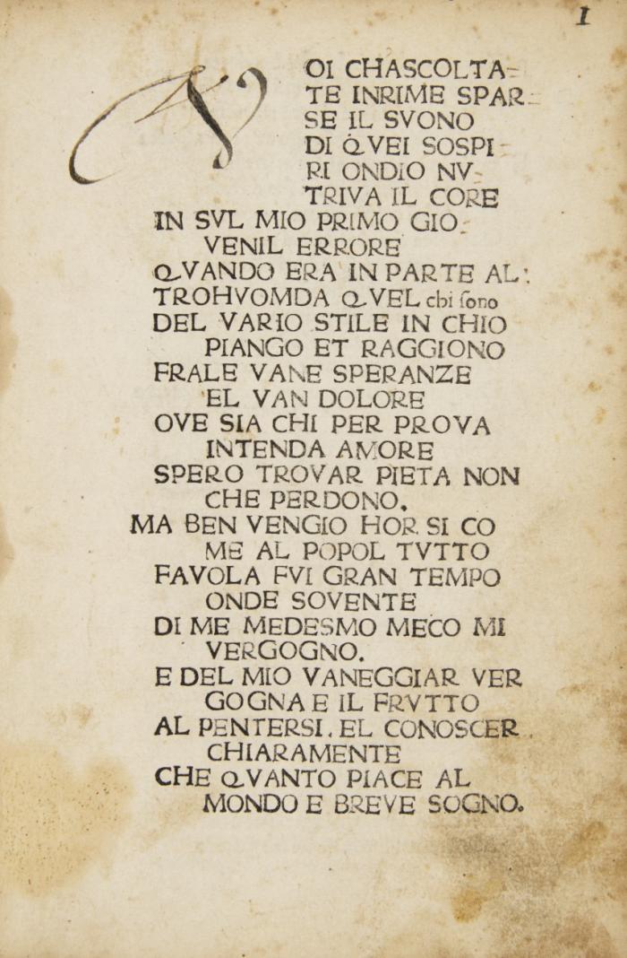 [Canzoniere et Trionfi].