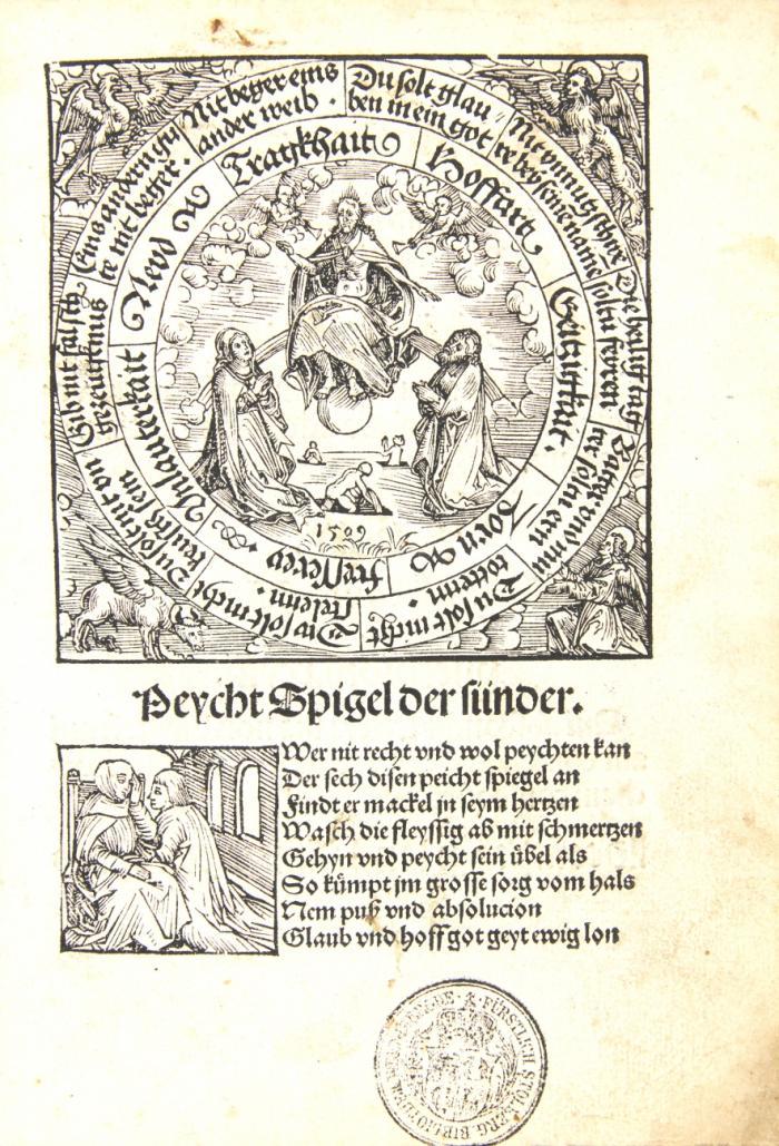 Peycht Spigel der sünder.