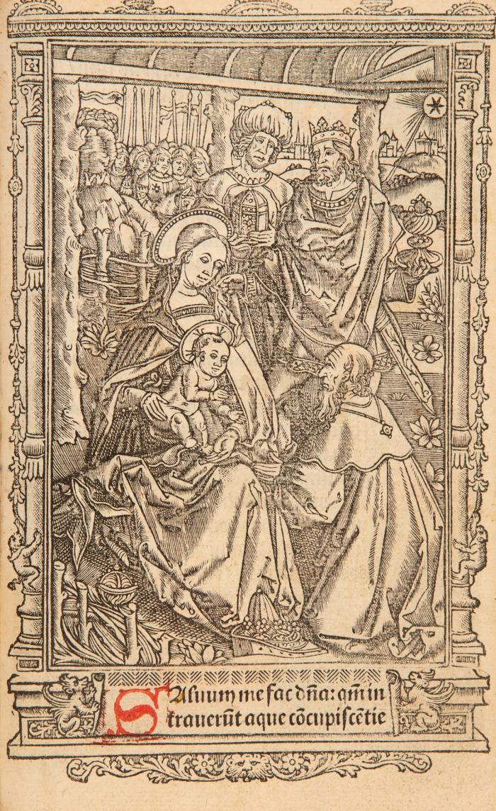 Psalterium intemerate dei genitricis virginis Marie.