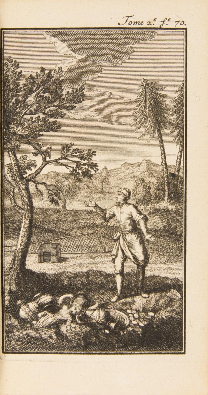 Les contes et fables indiennes, de Bidpaï et de Lokman. Traduites D'Ali Tchelebi-Ben-Saleh, Auteur Turc. Oeuvre posthume. 2 Bde.