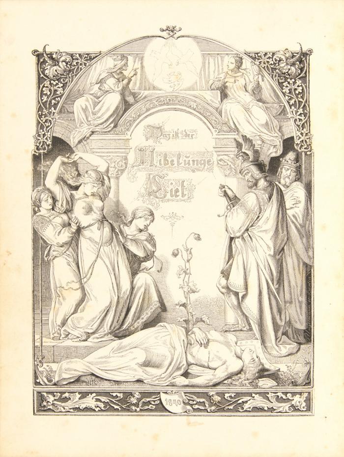 Das Nibelungenlied. Uebersetzt von Gotthard Oswald Marbach.