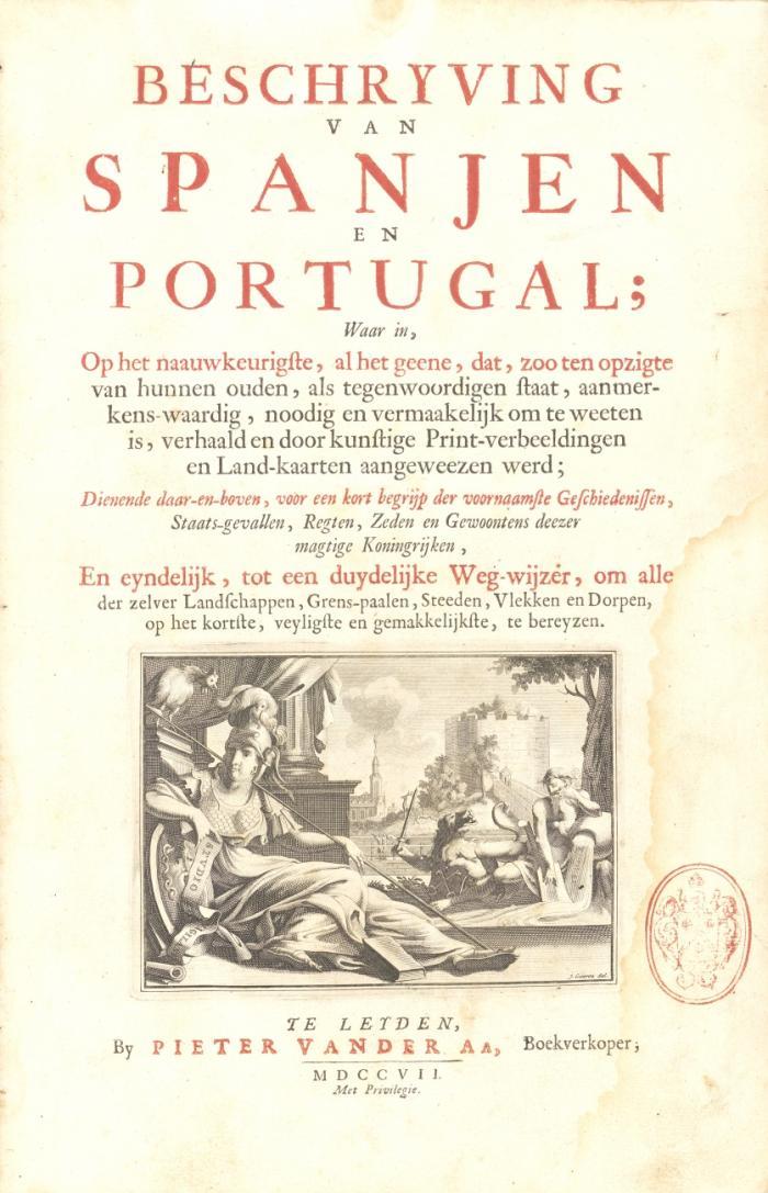 Beschryving van Spanjen en Portugal. 5 Teile in 1 Bd.