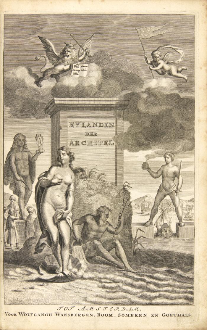 Naukeurige Beschryving der Eilanden, in de Archipel der Middelantsche Zee, …, Cyprus, Rhodes, Kandien, Samos, Scio, Negroponte, Lemnos, Paros, Delos, Patmos, en andere, in groten getale ...