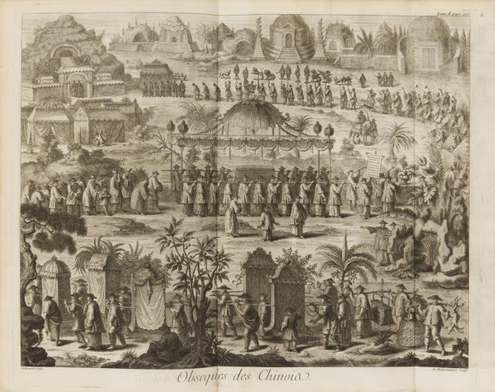 Description geographique, historique, chronologique, politique, et physique de l'Empire de la Chine. 4 Bände.