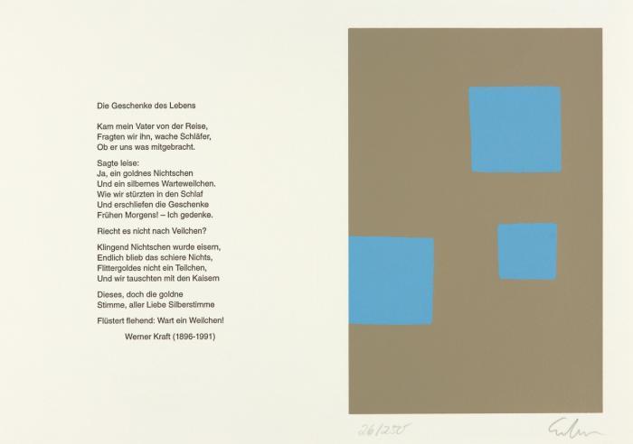 OHNE TITEL (EINBLATT NR. 14)