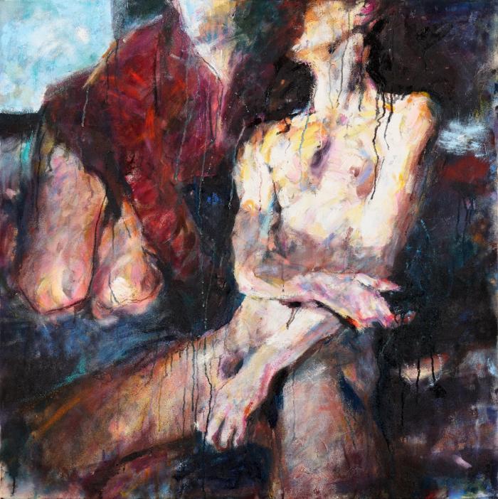 OHNE TITEL (WEIBLICHER AKT)