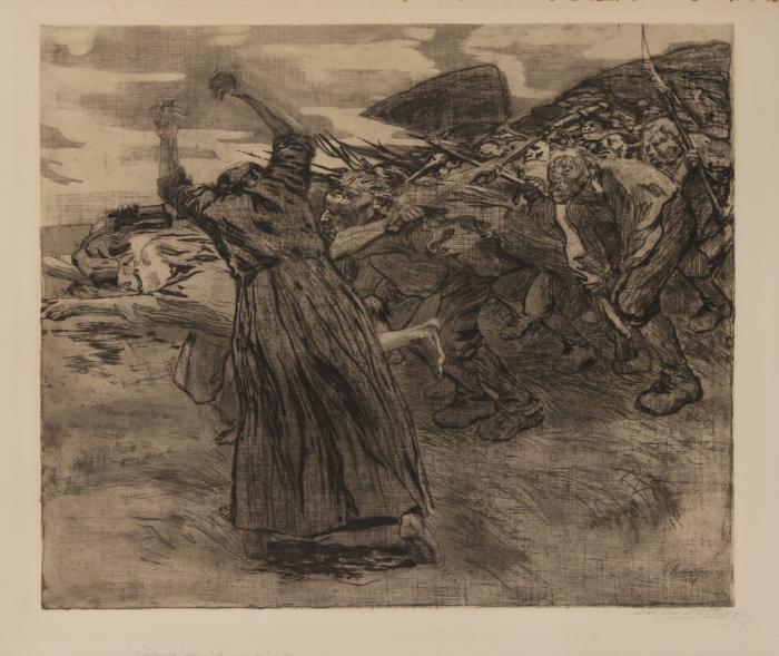 LOSBRUCH (BLATT 5 AUS DEM ZYKLUS: BAUERNKRIEG)
