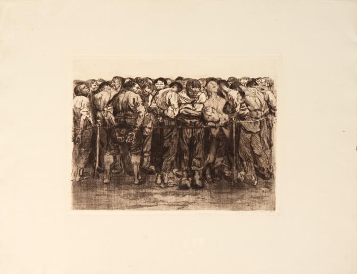 DIE GEFANGENEN (BLATT 7 AUS DEM ZYKLUS: BAUERNKRIEG)
