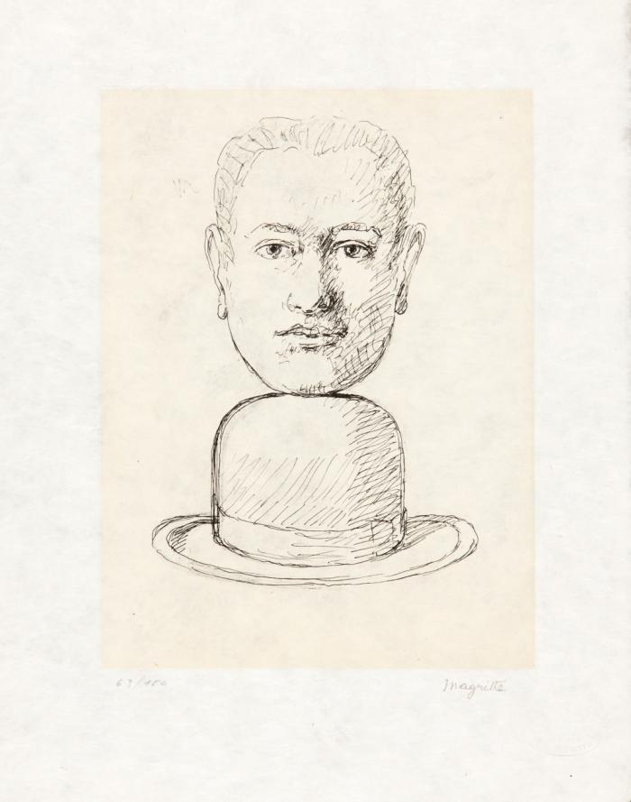 HOMME AU CHAPEU MELON