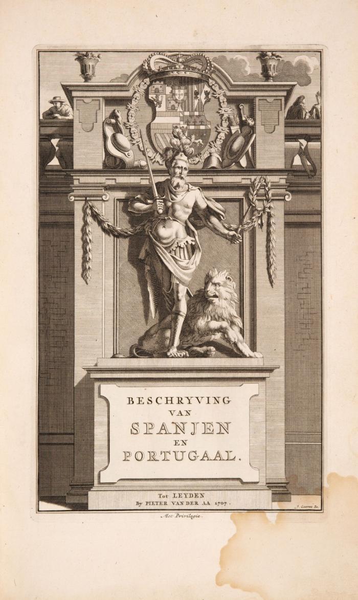 Beschryving van Spanjen en Portugal. 5 Tle. in 1 Bd.
