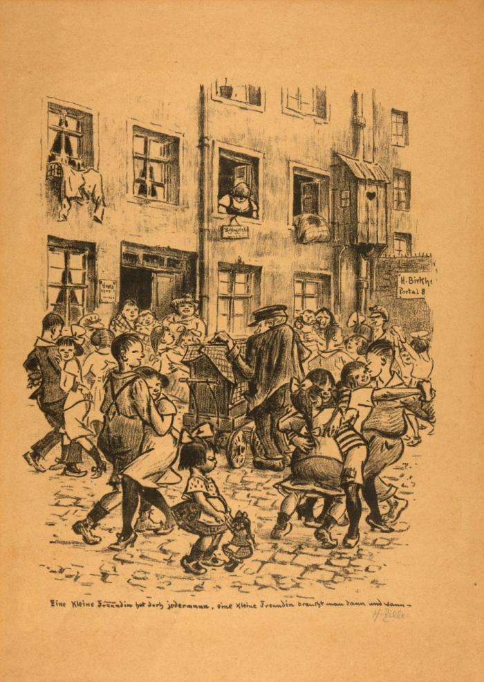 EINE KLEINE FREUNDIN... (14. BLATT DES ZYKLUS: KOMM, KARLINEKEN, KOMM!)