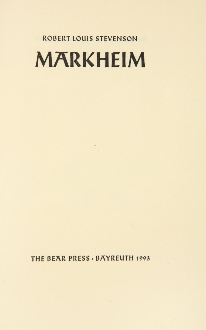 Markheim.