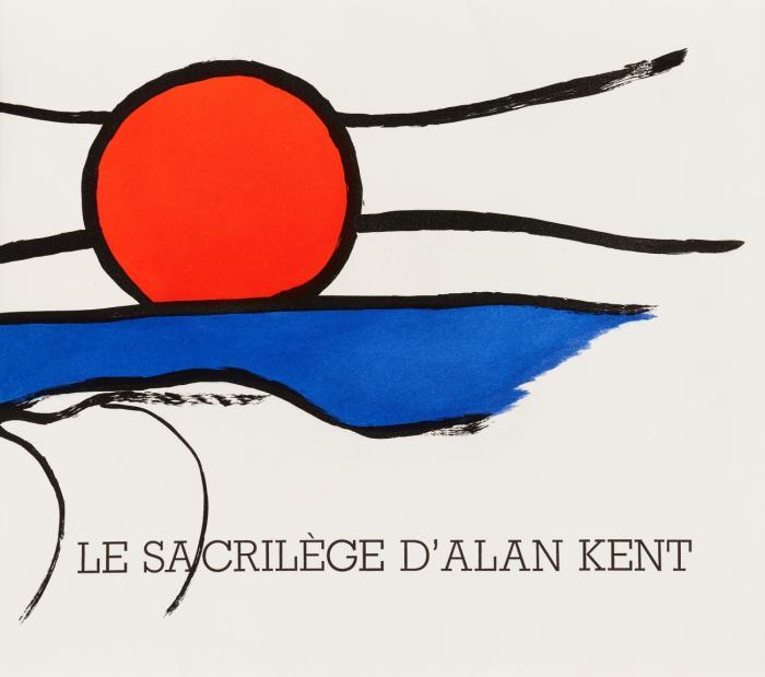 Le Sacrilège d'Alan Kent. Traduction de Marcel Duhamel.