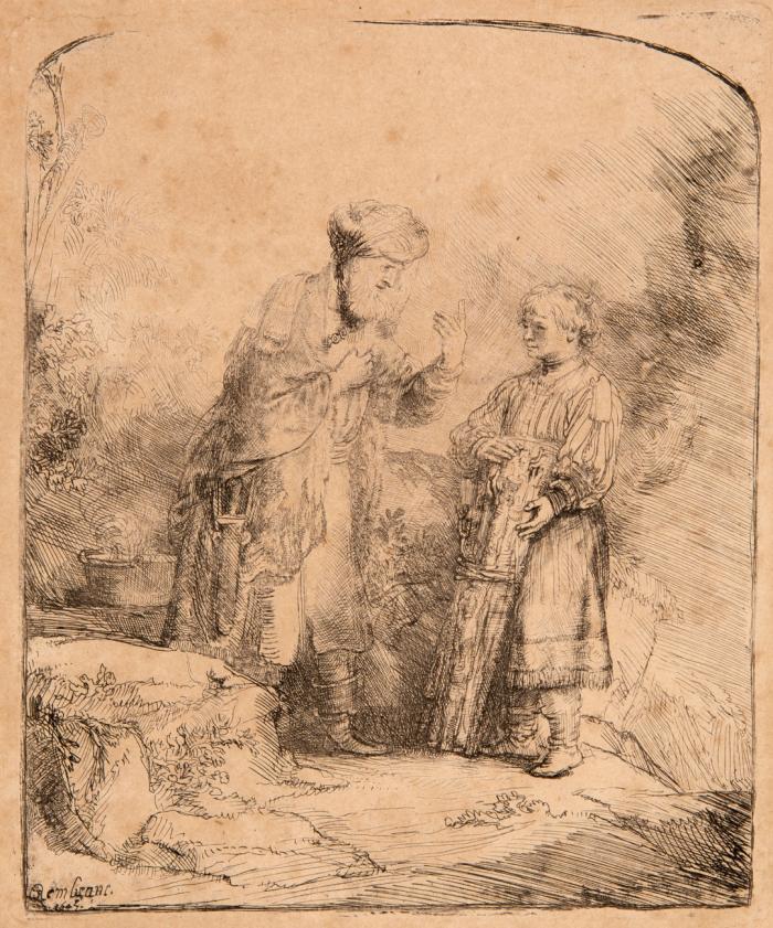 Abraham und Isaak. 1645.