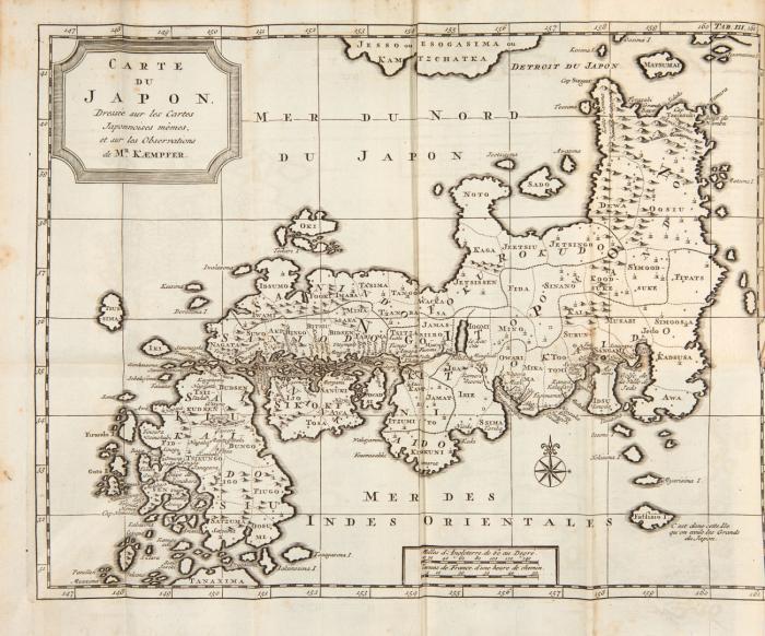 Histoire naturelle, civil, et ecclesiastique de l'empire du Japon. 3 Bde.