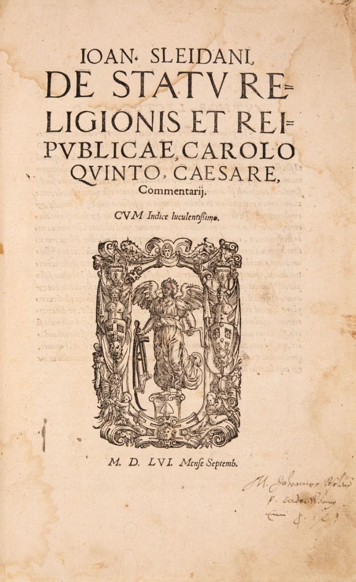 De statu religionis et rei publicae, Carolo Quinto, Caesare, commentarij.