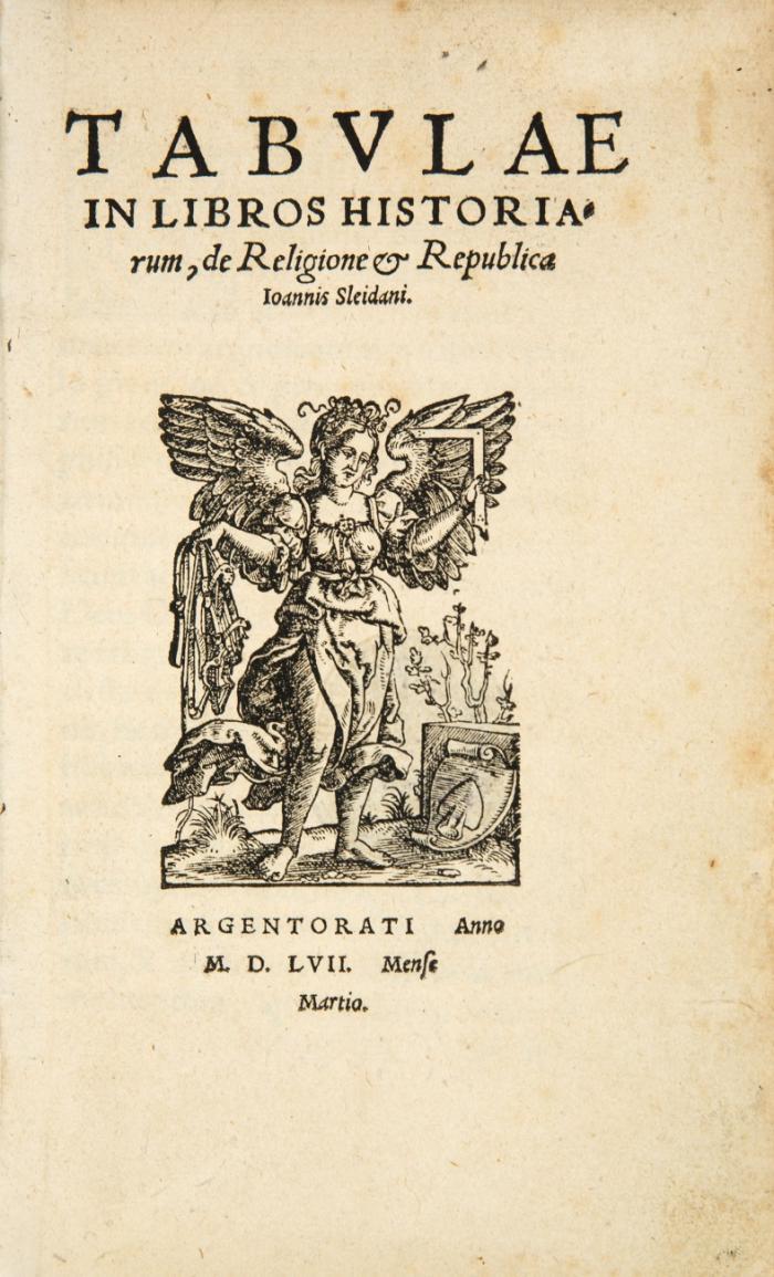 Tabulae in libros historiarum, de religione & republica.