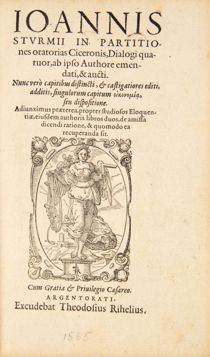 Ioannis Sturmii in partitiones oratorias Ciceronis, dialogi quatuor, ab ipso authore emendati & aucti.