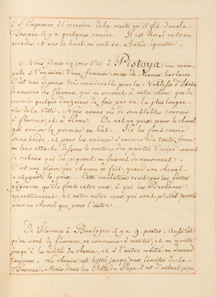 Voyage d'Italie.