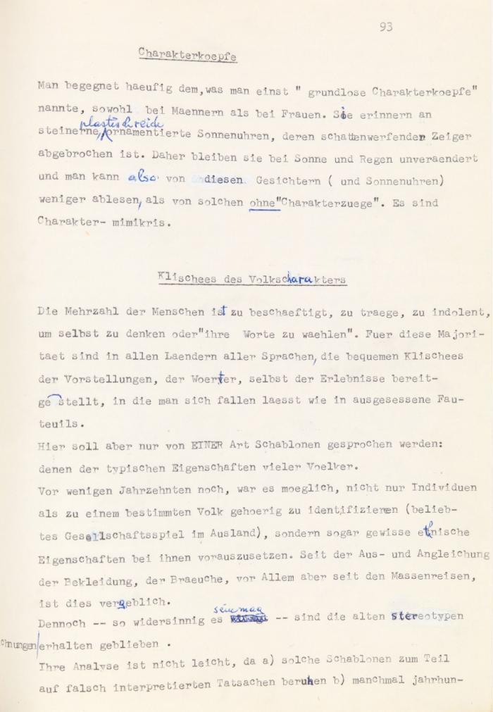 Selbstgespräche eines langen Lebens.
