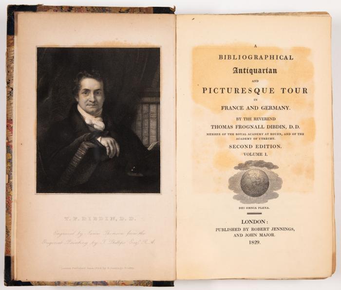 A bibliographical antiquarian and picturesque tour in France and Germany. Sec. edition. 3 Bde.