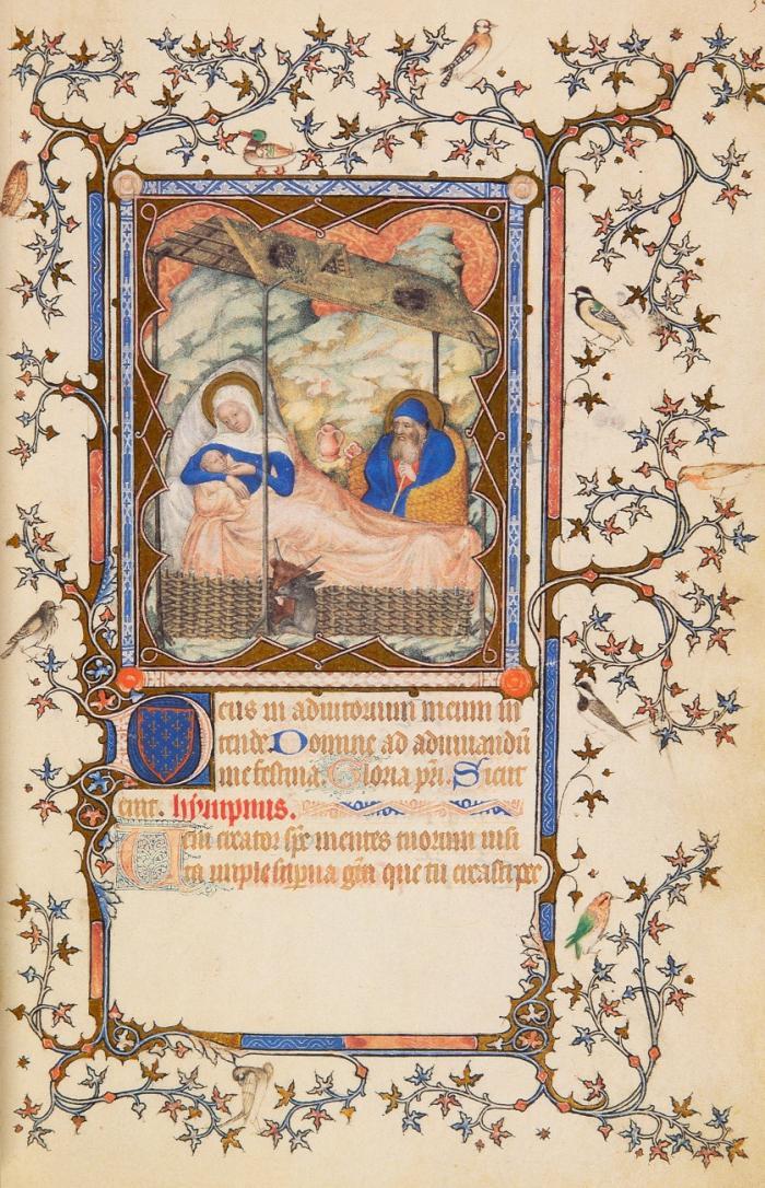 Les Petites Heures du Duc de Berry. Ms. lat. 18014 der Biliothèque Nationale Paris. Faksimile und Kommentar in 2 Bdn. Luzern: Faksimile-Vlg. 1988 - 89. 21 x 15 cm. OrLdr. mit Rs. und reicher Rv. sowie OrHLdr.