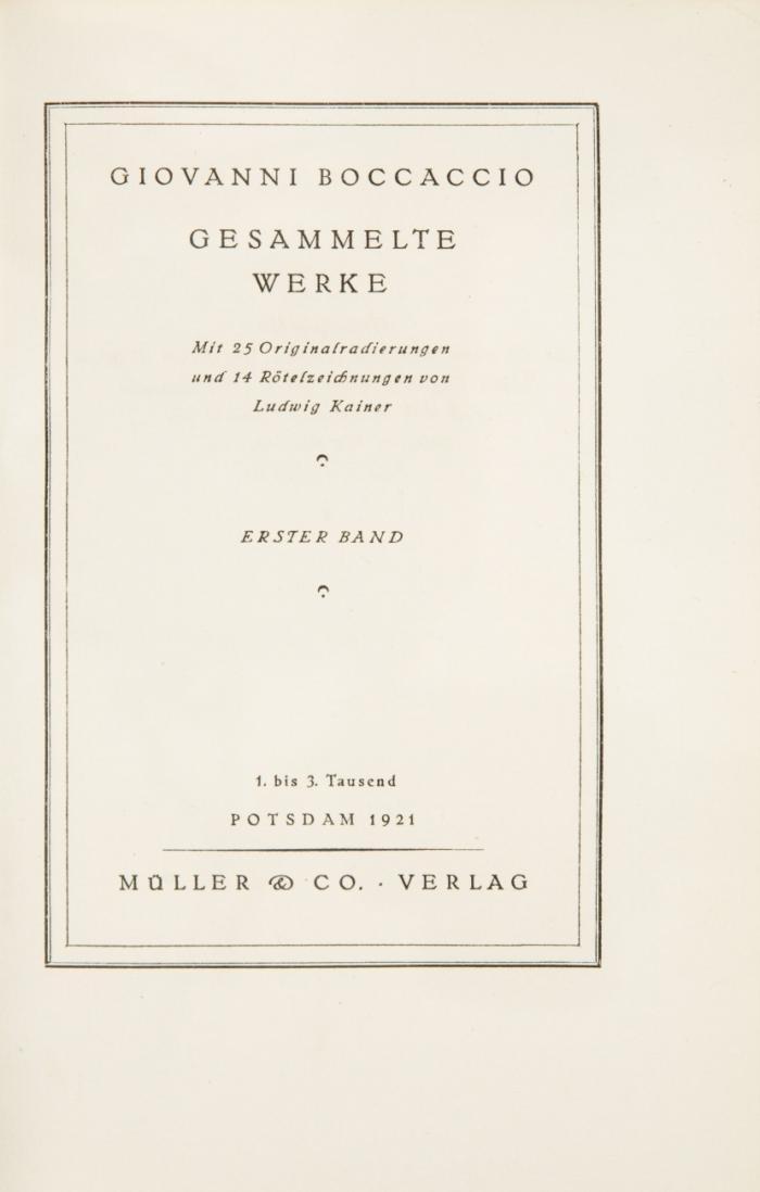 Gesammelte Werke. 3 Bde.