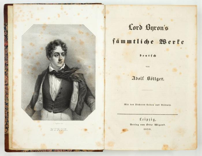 Sämmtliche Werke deutsch von Adolf Böttger. Mit des Dichters Leben und Bildniß.